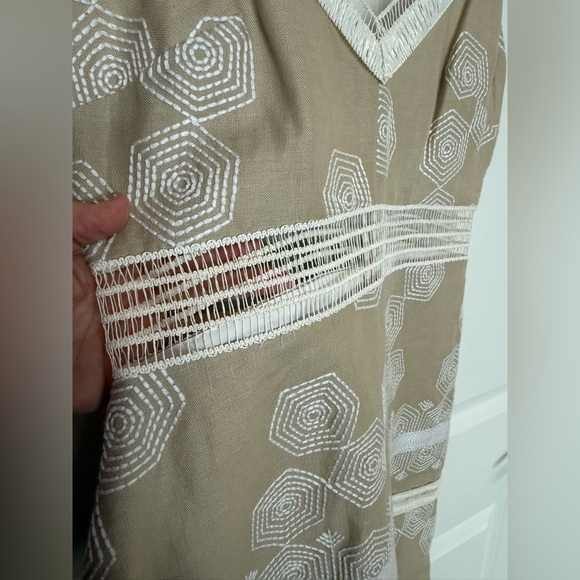 Alexis Marilia Embroidered Mini Dress tan - Picture 5 of 14